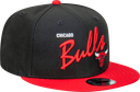 New Era - New Era Chicago Bulls 9Fifty Vintage Script Black/Red OSFM