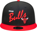 New Era - New Era Chicago Bulls 9Fifty Vintage Script Black/Red OSFM