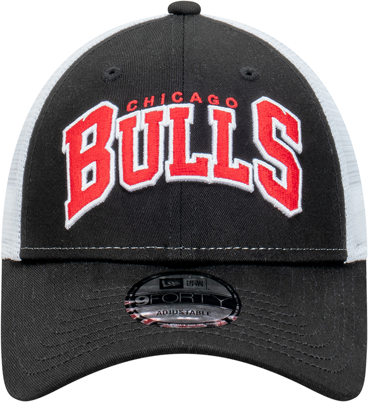New Era Chicago Bulls 9Forty Arch Trucker Black/White OSFM_21048