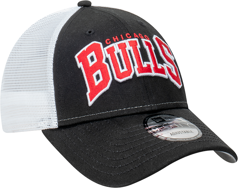 New Era - New Era Chicago Bulls 9Forty Arch Trucker Black/White OSFM