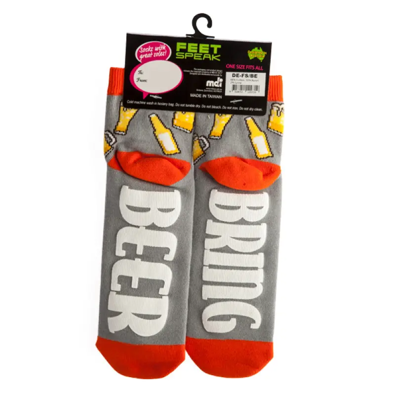 Feet Speak - Feet Speak Beer Socks