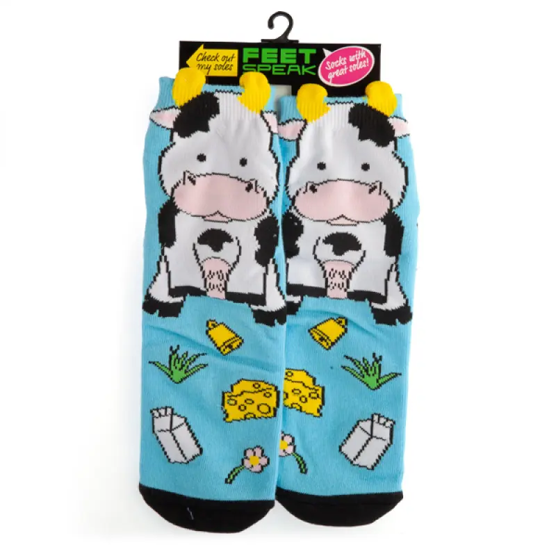 Feet Speak Cow Socks_2123