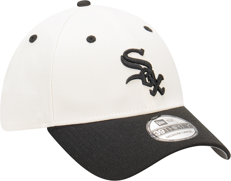 New Era Chicago White Sox 39Thirty 2-Tone Chrome White OTC M/L_21233