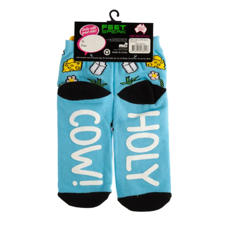 Feet Speak Cow Socks_2125