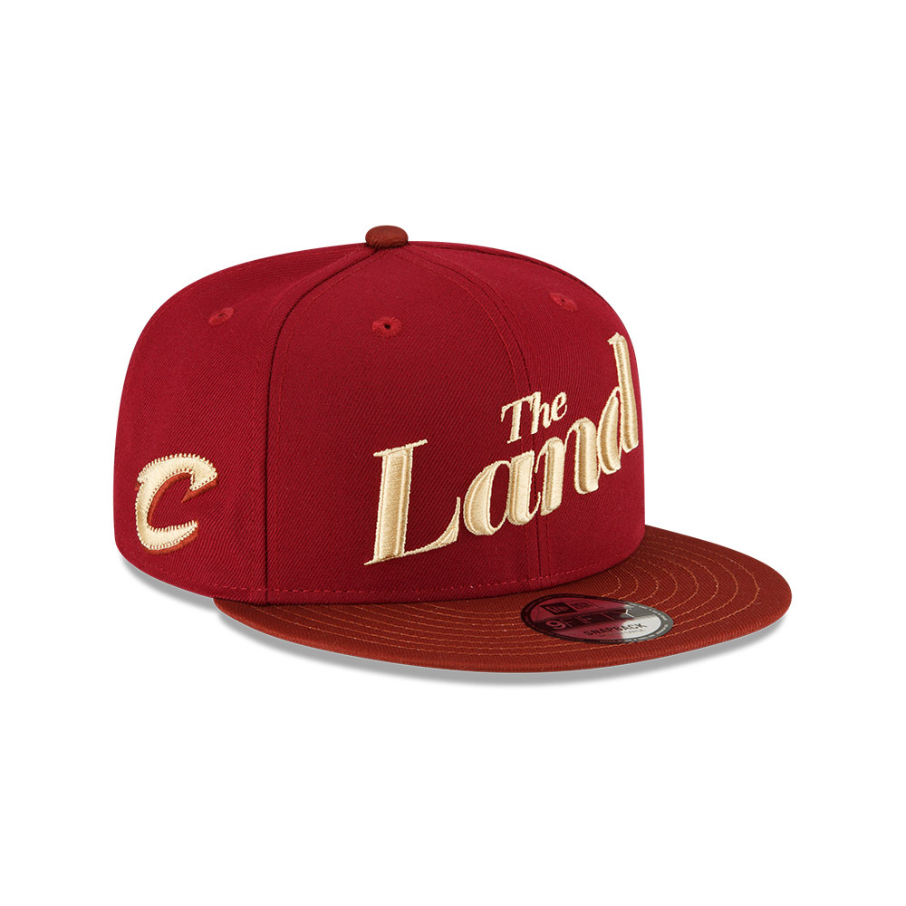 New Era - New Era Cleveland Cavaliers 9Fifty City Edition 2023 Dark Red OSFM