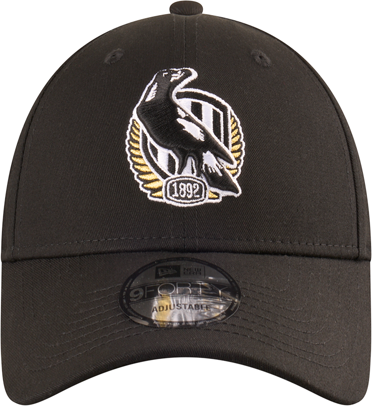 New Era - New Era Collingwood Magpies 9Forty Badged Black OSFM