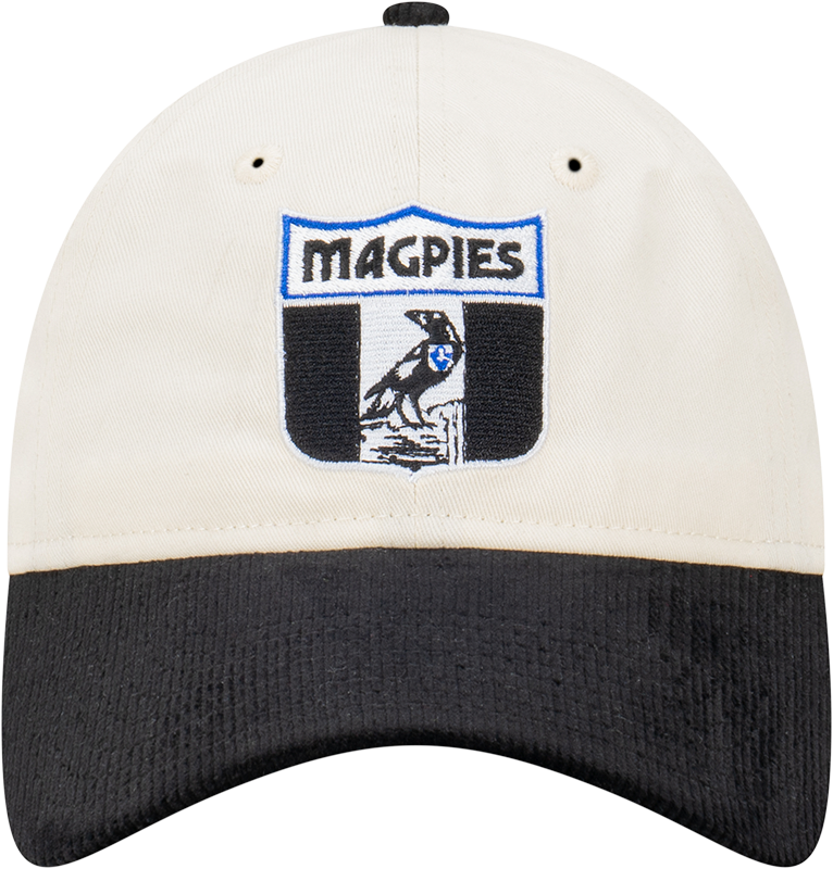 New Era - New Era Collingwood Magpies 9Twenty Retro 2-Tone Cord Beige/Black OSFM