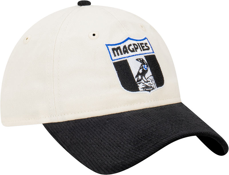 New Era - New Era Collingwood Magpies 9Twenty Retro 2-Tone Cord Beige/Black OSFM