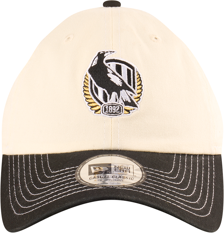 New Era - New Era Collingwood Magpies Casual Classic Two Tone Chrome Contrast Beige OSFM