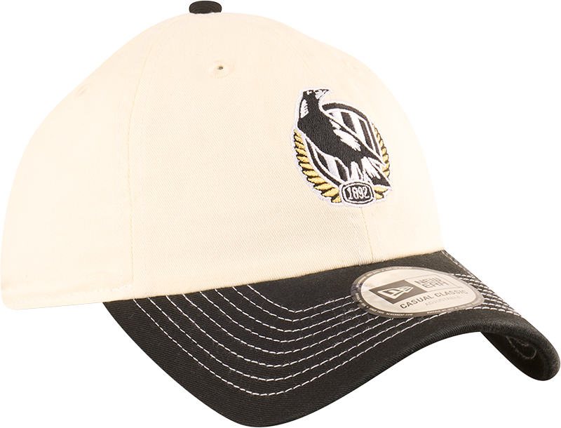 New Era Collingwood Magpies Casual Classic Two Tone Chrome Contrast Beige OSFM_21319