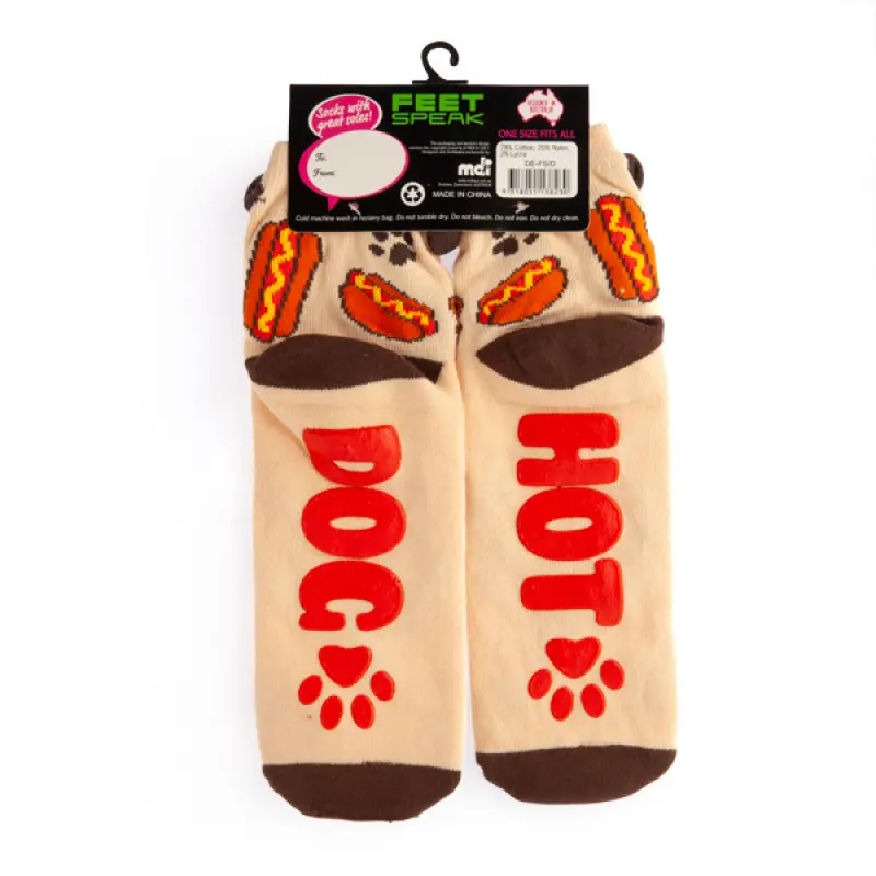Feet Speak Dachshund Socks_2134