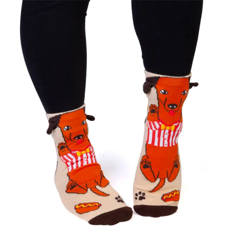 Feet Speak Dachshund Socks_2135