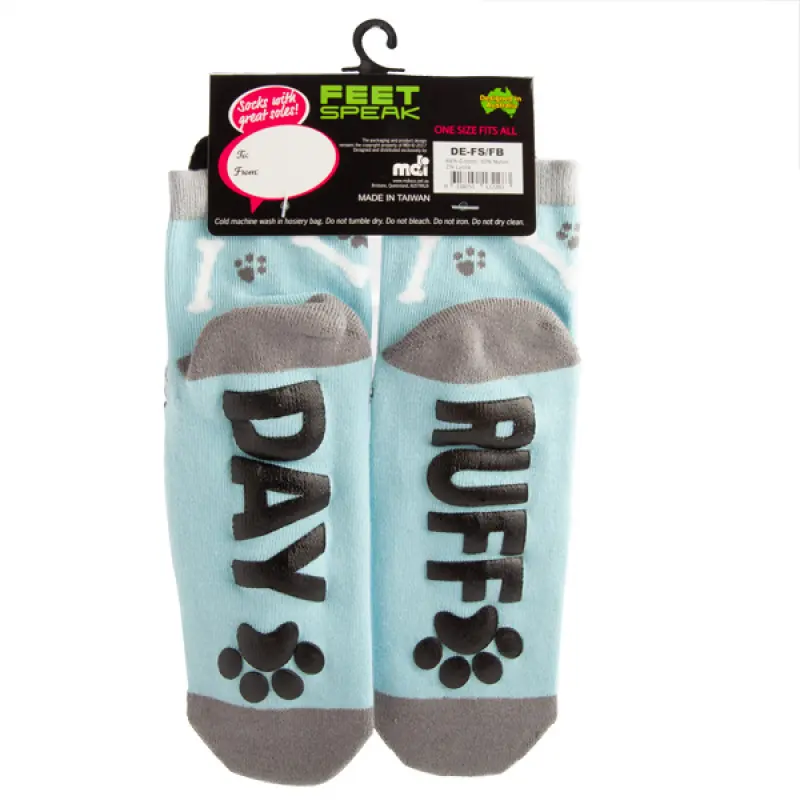 Feet Speak French Bull Dog Socks_2144