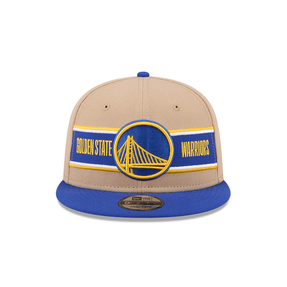 New Era - New Era Golden State Warriors 9Fifty Draft 2024 Camel Khaki OSFM
