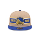 New Era Golden State Warriors 9Fifty Draft 2024 Camel Khaki OSFM_21446