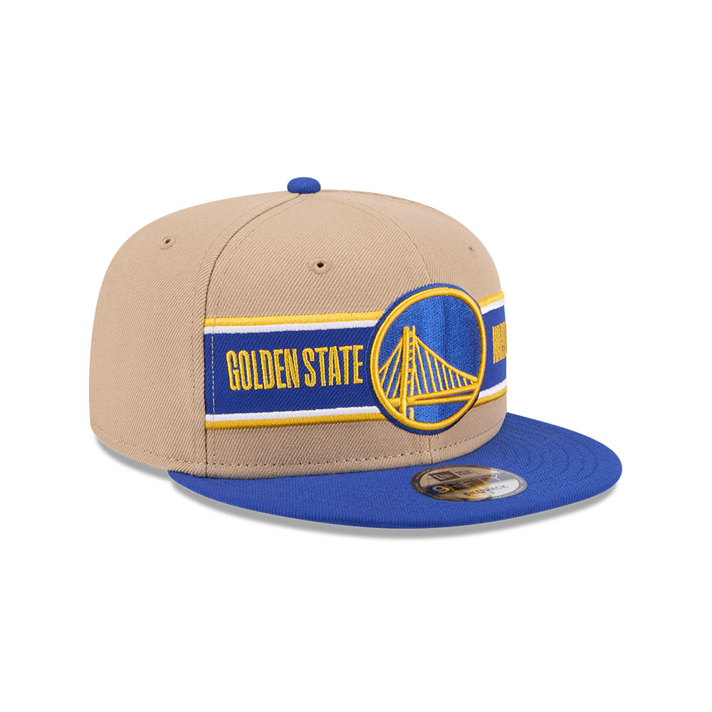 New Era - New Era Golden State Warriors 9Fifty Draft 2024 Camel Khaki OSFM