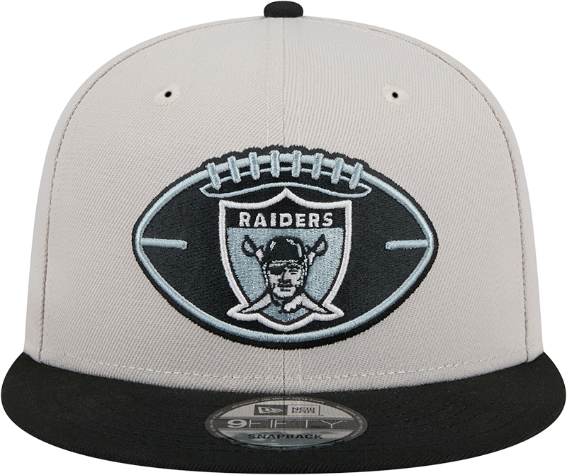New Era Las Vegas Raiders 9Fifty NFL24 Sideline Historic Stone w Official Team Colours OSFM_21497