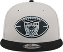 New Era Las Vegas Raiders 9Fifty NFL24 Sideline Historic Stone w Official Team Colours OSFM_21497