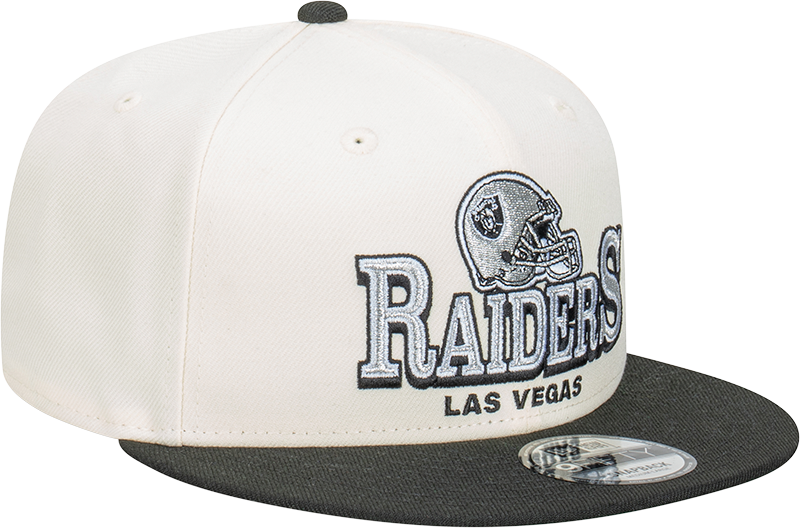 New Era Las Vegas Raiders 9Fifty Stack Script Chrome White OSFM_21510