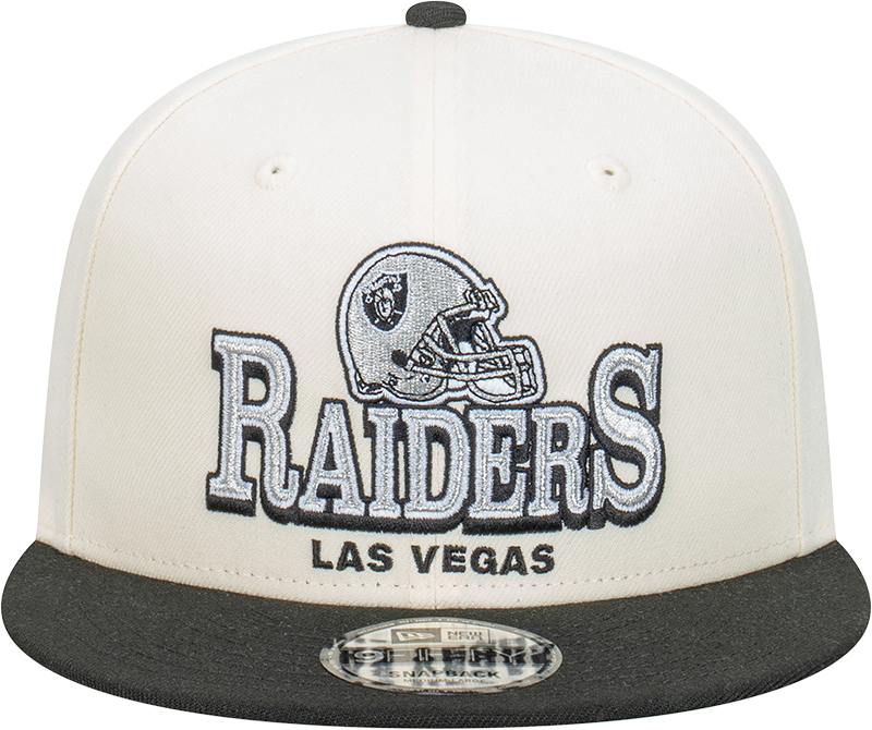 New Era Las Vegas Raiders 9Fifty Stack Script Chrome White OSFM_21512
