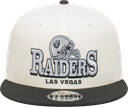 New Era - New Era Las Vegas Raiders 9Fifty Stack Script Chrome White OSFM