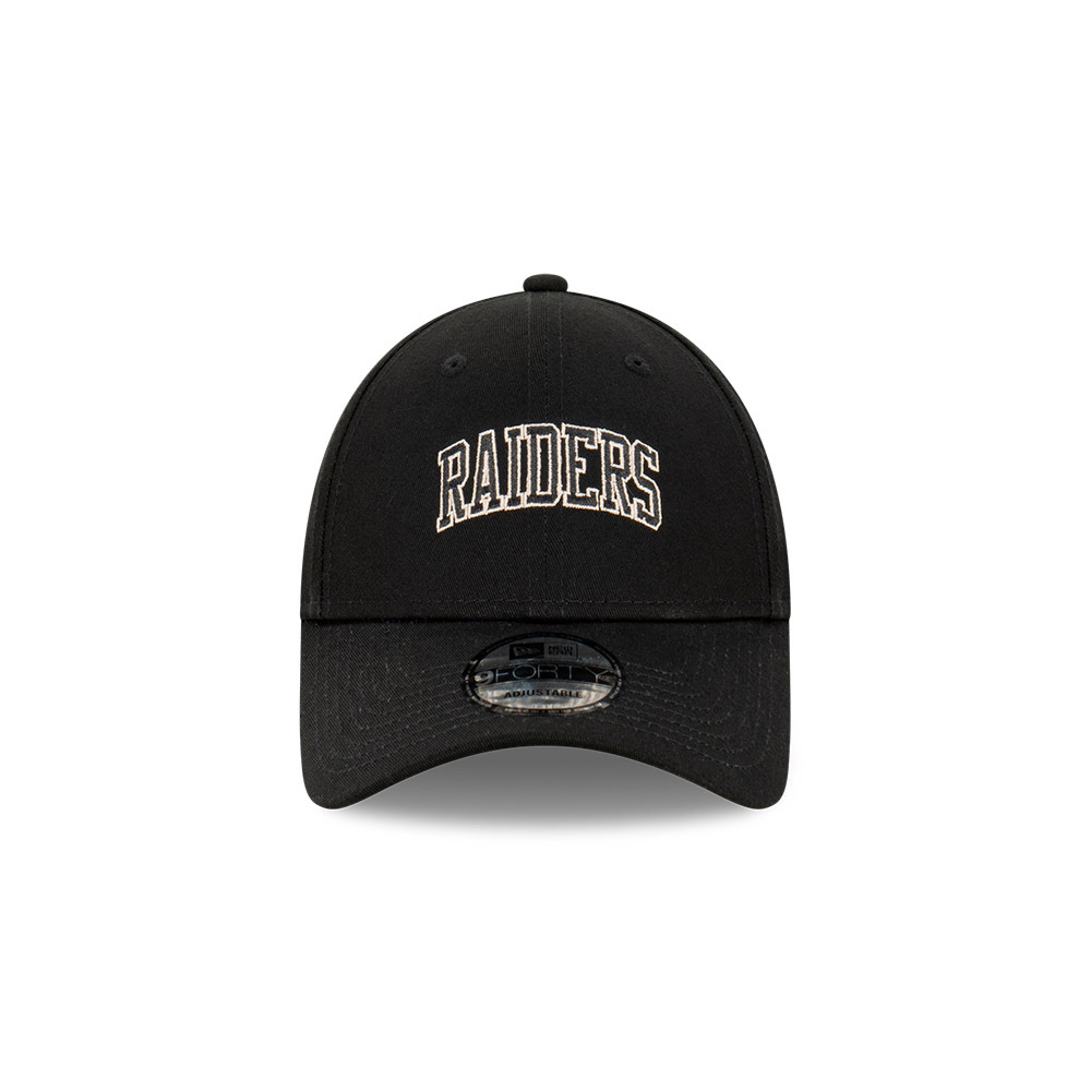 New Era - New Era Las Vegas Raiders 9Forty Wordmark Black/Grey OSFM