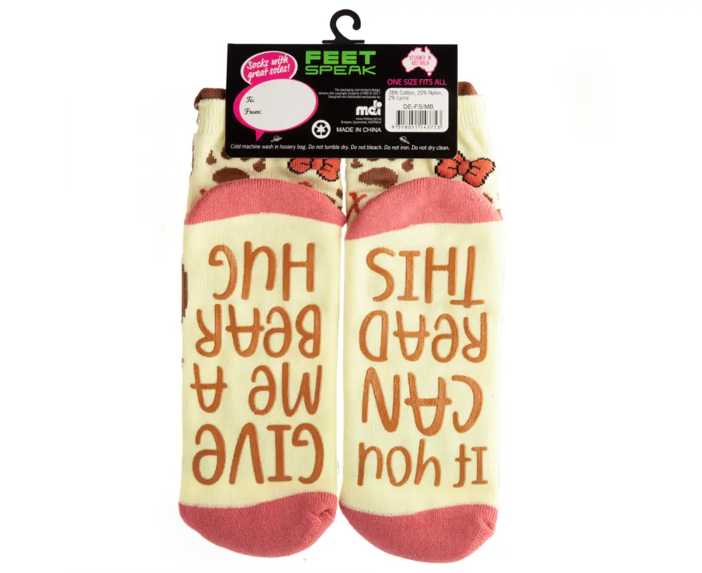 Feet Speak Mumma Bear Socks_2170