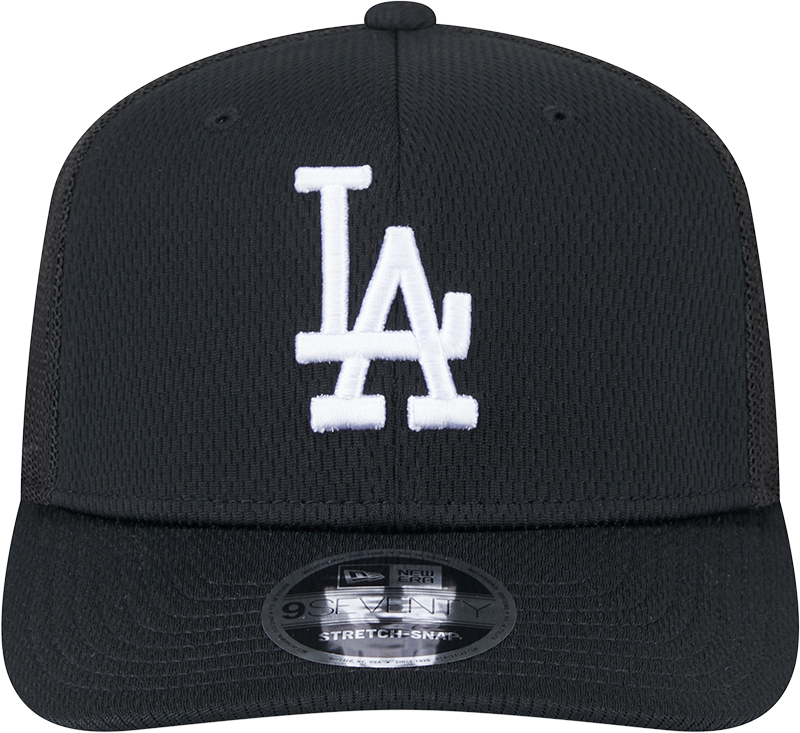 New Era Los Angeles Dodgers 9Seventy Trucker Dashmark Black OSFM_21760