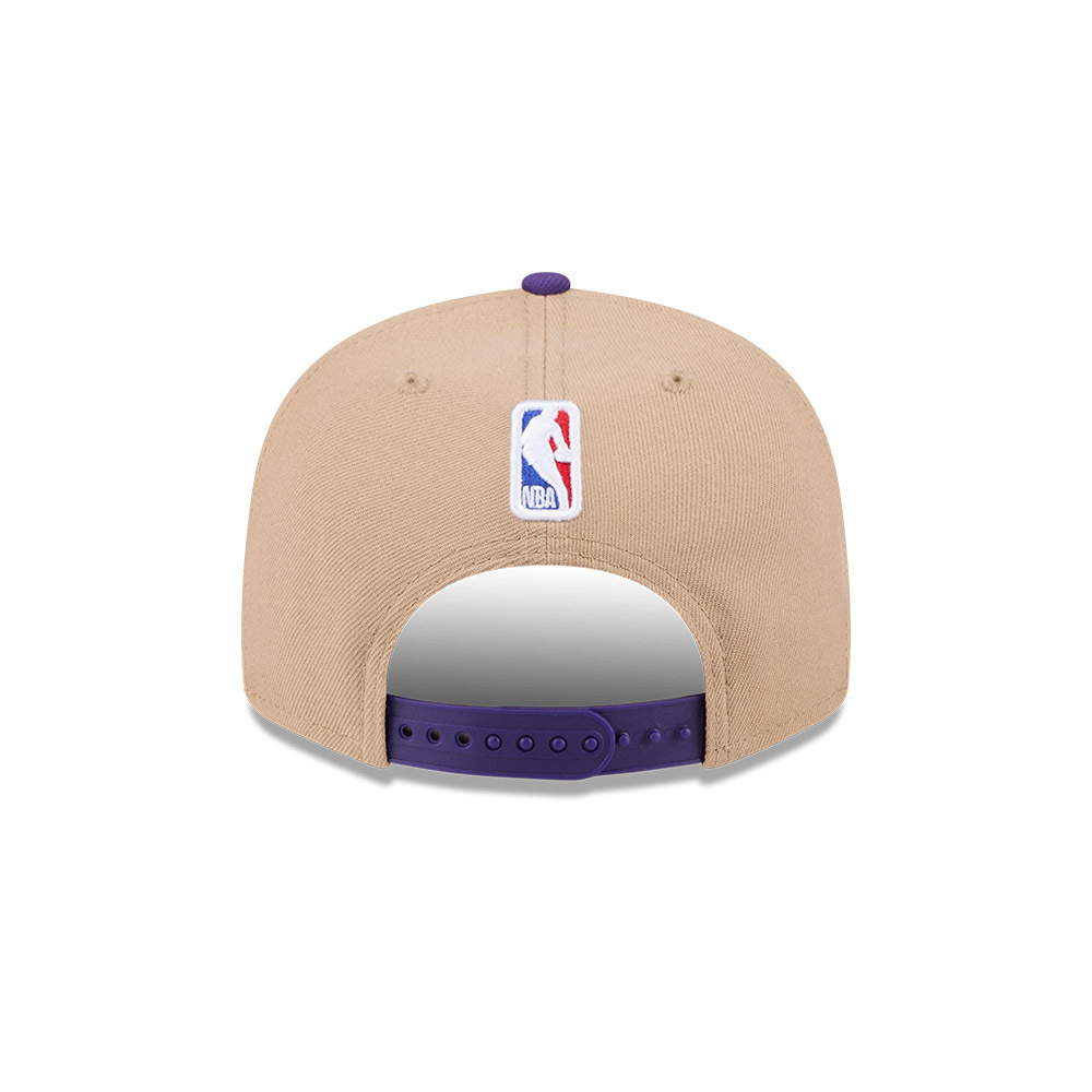 New Era Los Angeles Lakers 9Fifty Draft 2024 Camel Khaki OSFM_21792