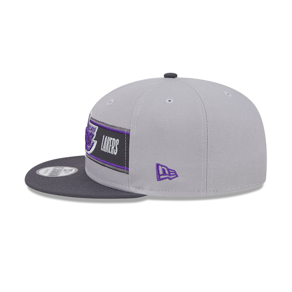 New Era Los Angeles Lakers 9Fifty Draft 2024 Graphite OSFM_21797