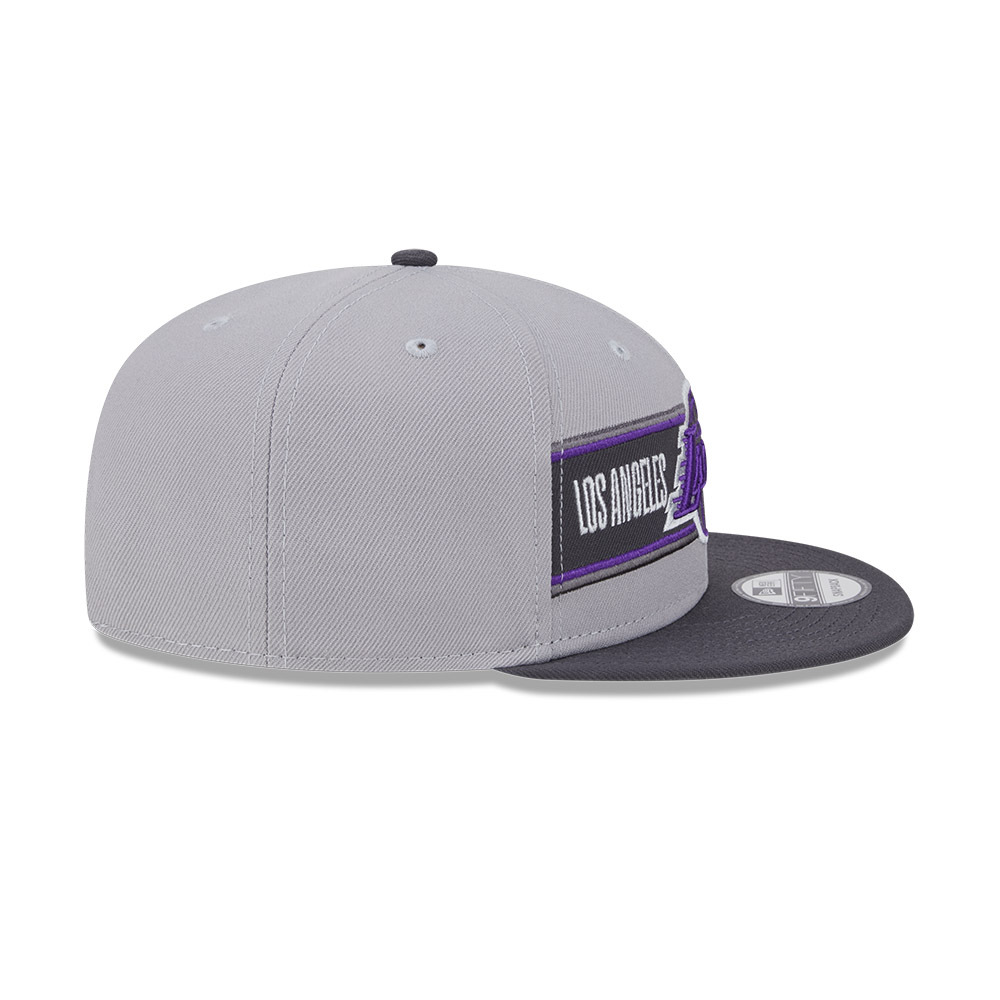 New Era - New Era Los Angeles Lakers 9Fifty Draft 2024 Graphite OSFM