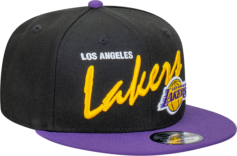 New Era Los Angeles Lakers 9Fifty Vintage Script Black/Purple OSFM_21817