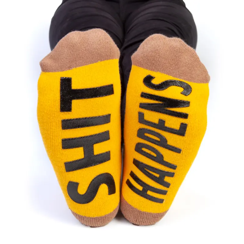 Feet Speak Smiling Poo Socks_2187