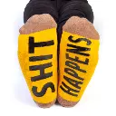 Feet Speak Smiling Poo Socks_2187