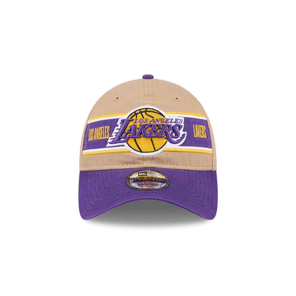 New Era Los Angeles Lakers 9Twenty Draft 2024 Camel Khaki OSFM_21881