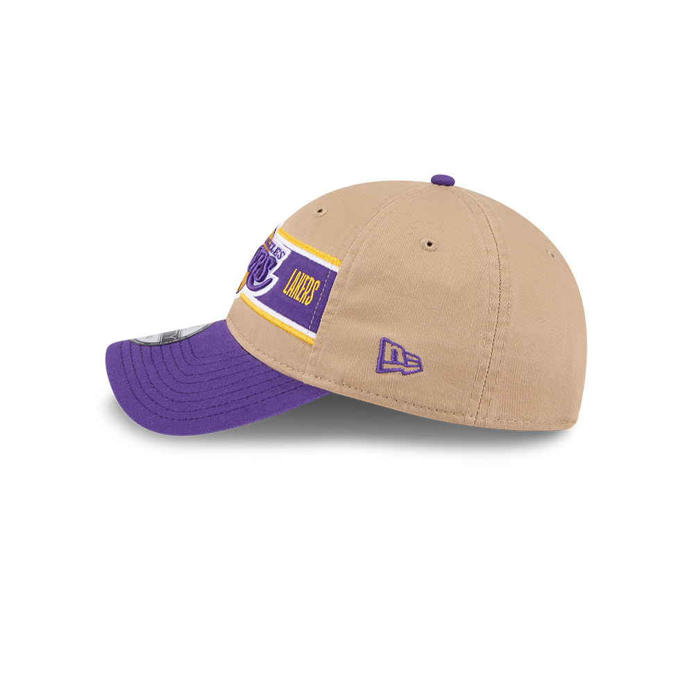 New Era Los Angeles Lakers 9Twenty Draft 2024 Camel Khaki OSFM_21883
