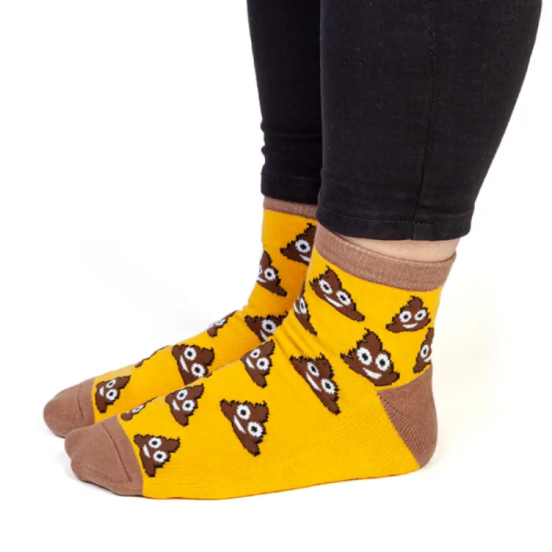 Feet Speak Smiling Poo Socks_2189