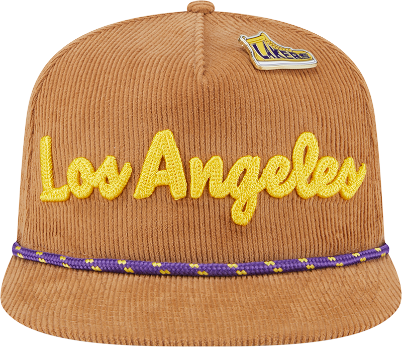 New Era Los Angeles Lakers Golfer All Star Game 25 Tan OSFM_21898