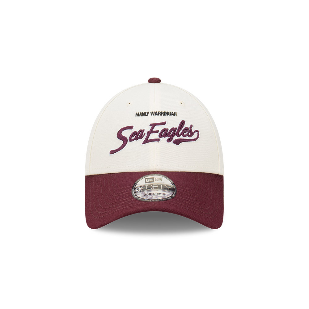 New Era Manly Warringah Sea Eagles 9Forty Two Tone Script Beige OSFM_21934