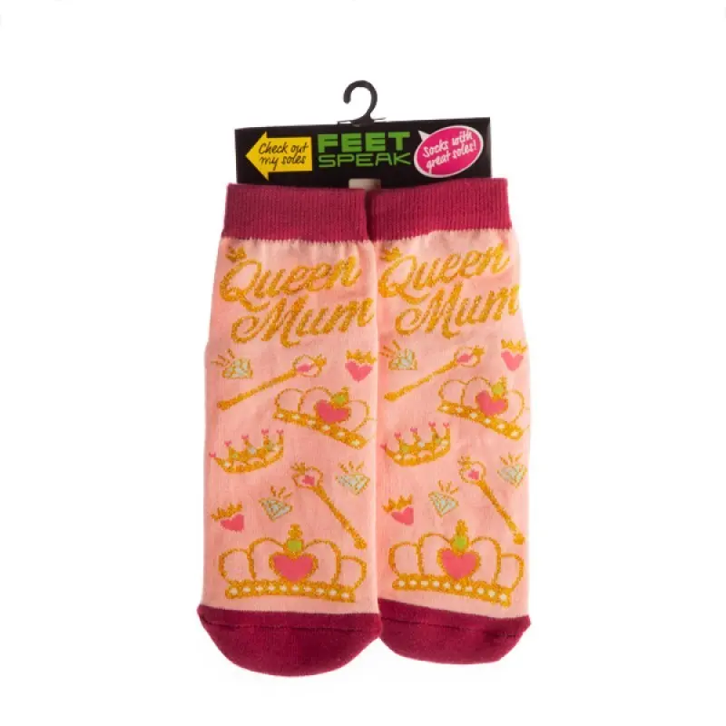 Feet Speak Queen Mum Socks_2196