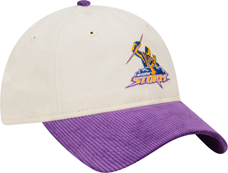 New Era - New Era Melbourne Storm 9Twenty Retro 2-Tone Cord Beige/Purple OSFM