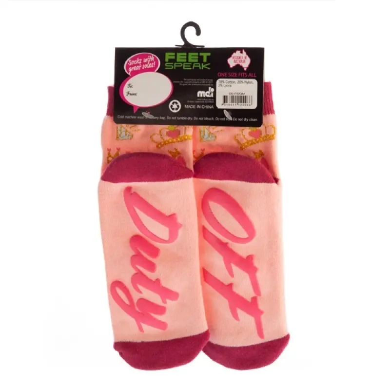 Feet Speak Queen Mum Socks_2197