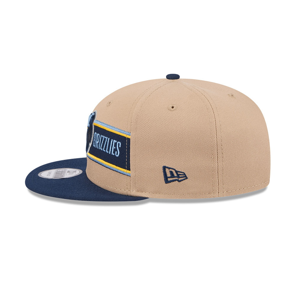 New Era - New Era Memphis Grizzlies 9Fifty Draft 2024 Camel Khaki OSFM