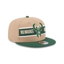 New Era Milwaukee Bucks 9Fifty Draft 2024 Camel Khaki OSFM_22027