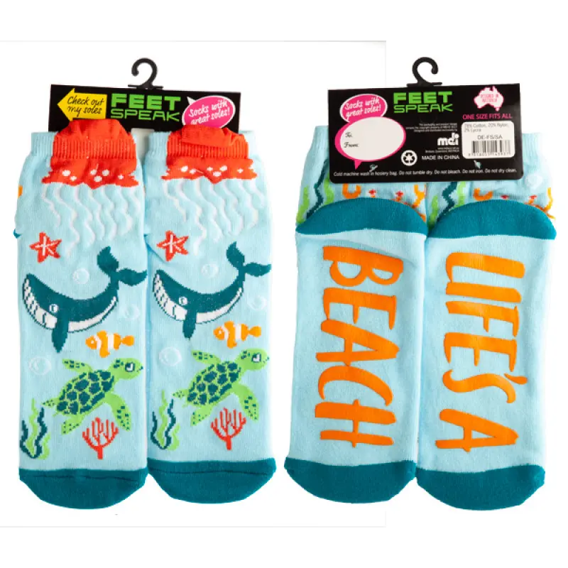 Feet Speak Sea Animals Socks_2203