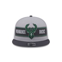 New Era Milwaukee Bucks 9Fifty Draft 2024 Graphite OSFM_22032