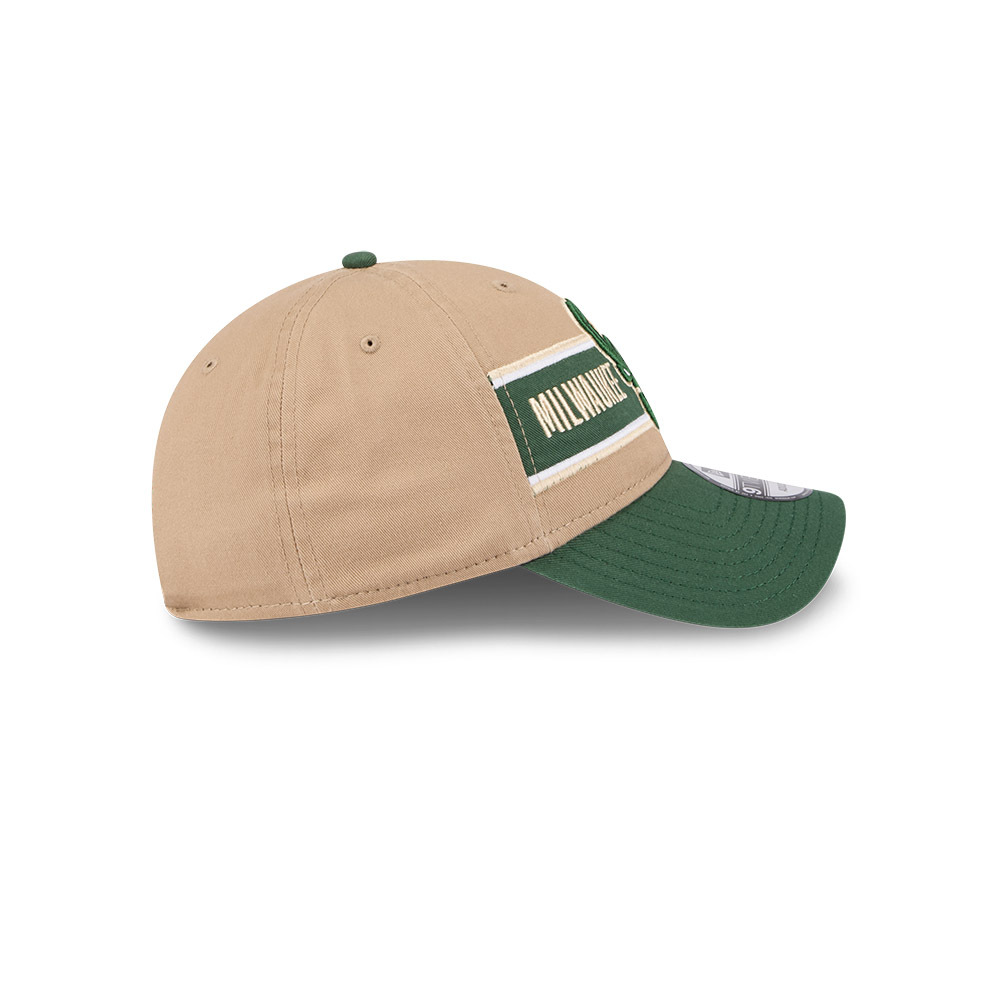 New Era - New Era Milwaukee Bucks 9Twenty Draft 2024 Camel Khaki OSFM