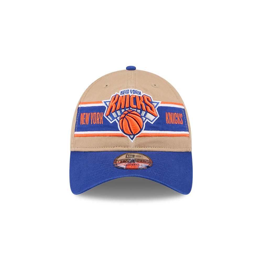 New Era New York Knicks 9Twenty Draft 2024 Camel Khaki OSFM_22088