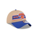 New Era New York Knicks 9Twenty Draft 2024 Camel Khaki OSFM_22089
