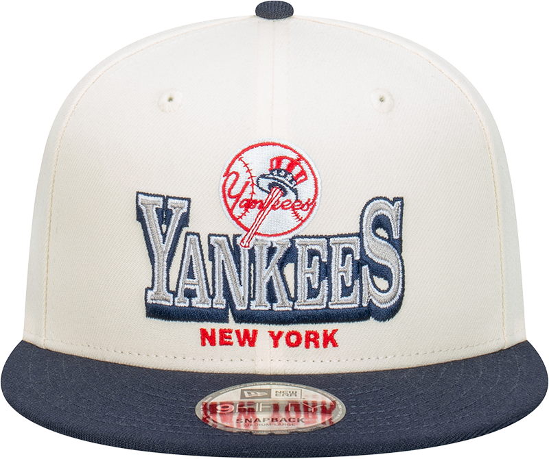 New Era New York Yankees 9Fifty Stack Script Chrome White OSFM_22128